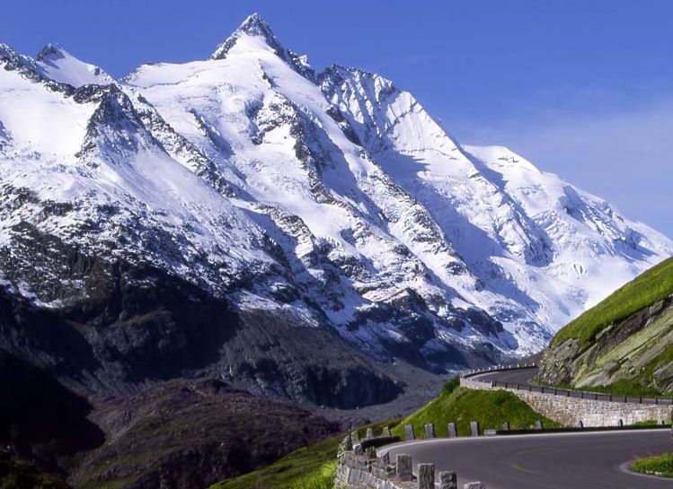 The Gross Glockner above the Gross Glockner High Alpine Road