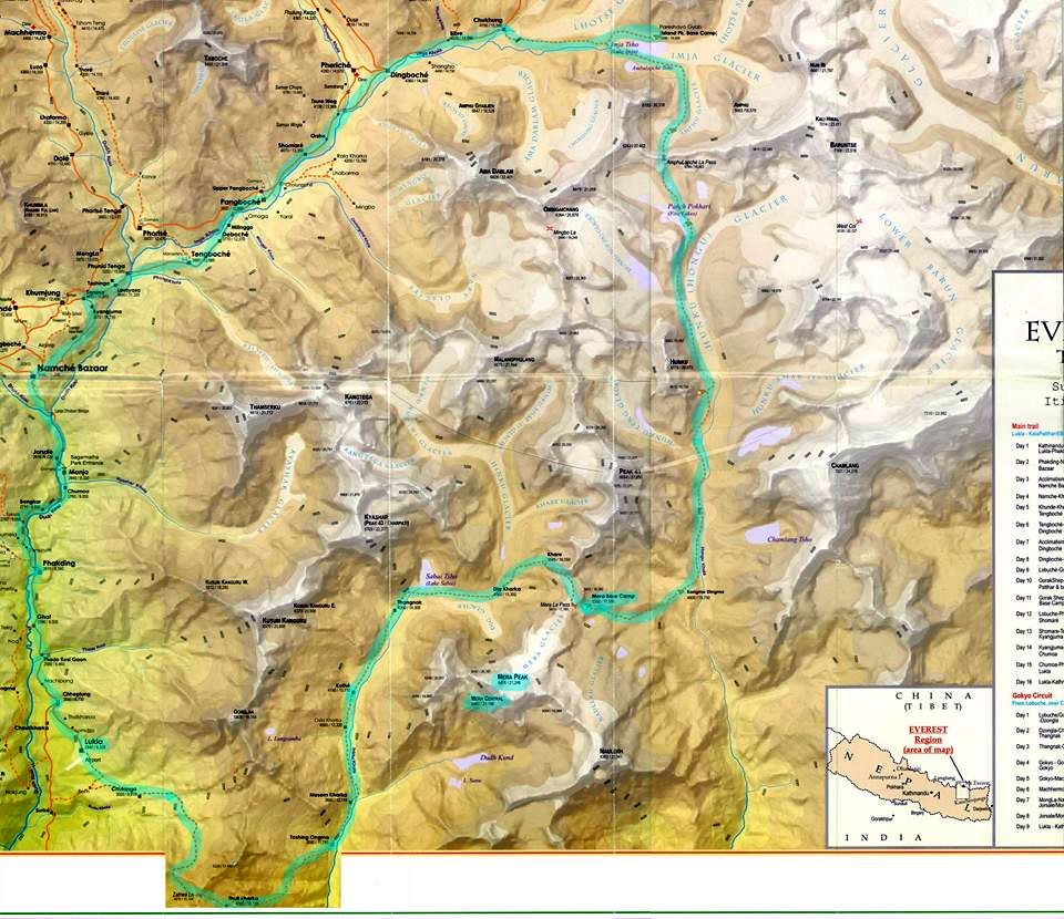 Долина на карте