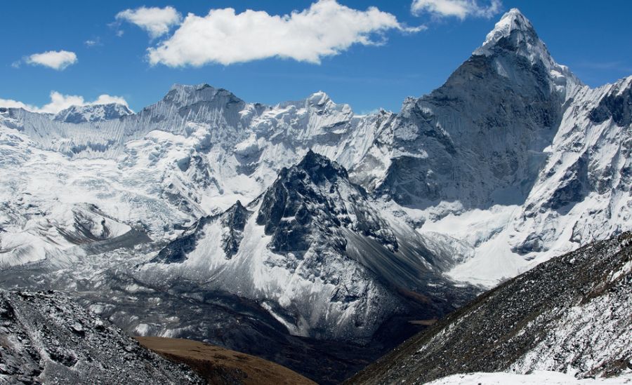 Ama Dablam above the Chhukung Valley