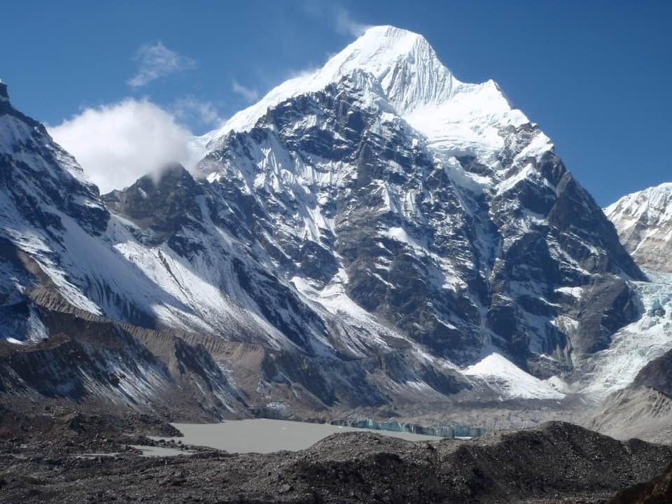 Peak 6 / Mount Tutse ( 6739m ) from the Barun Valley