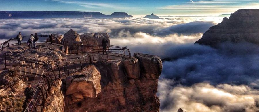 Grand Canyon outlook at Mather Point