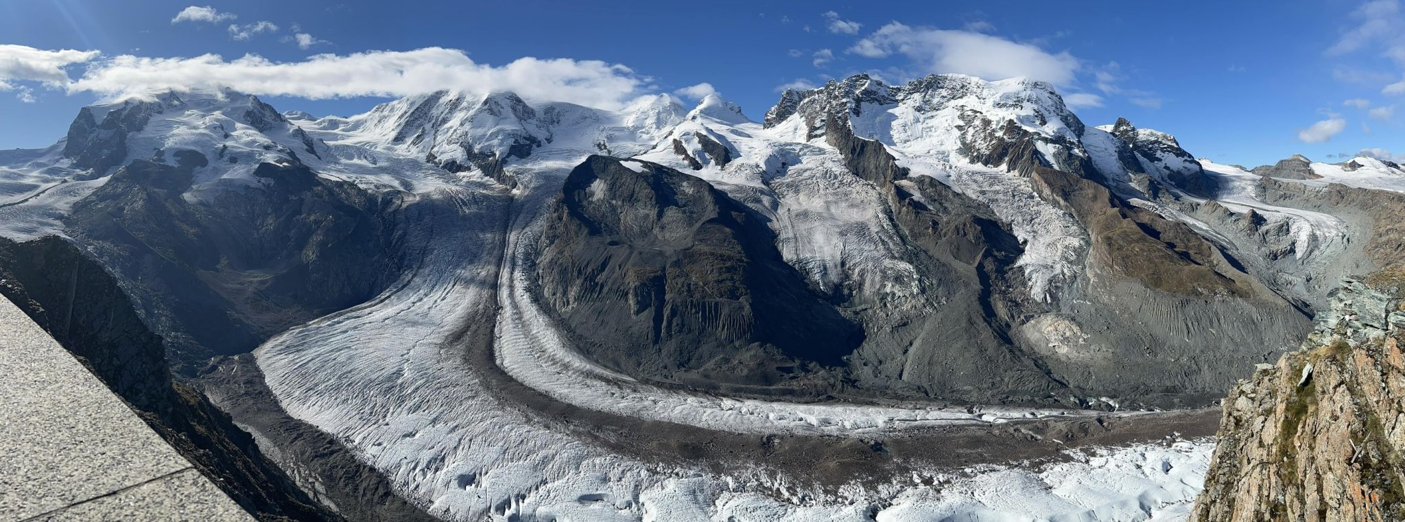 Breithorn from Gornergrat above Zermatt