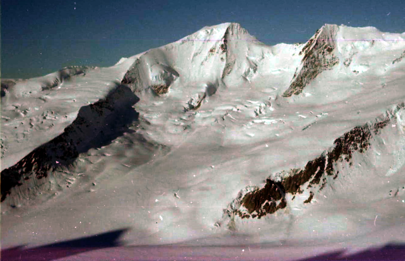 Grunhorn from the Finsteraarhorn