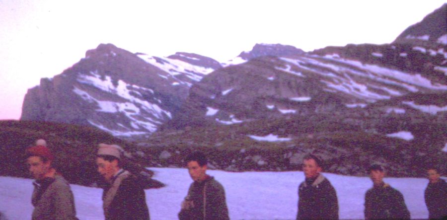 24th Glasgow ( Bearsden ) Scout Group On Ascent of the Rinderhorn