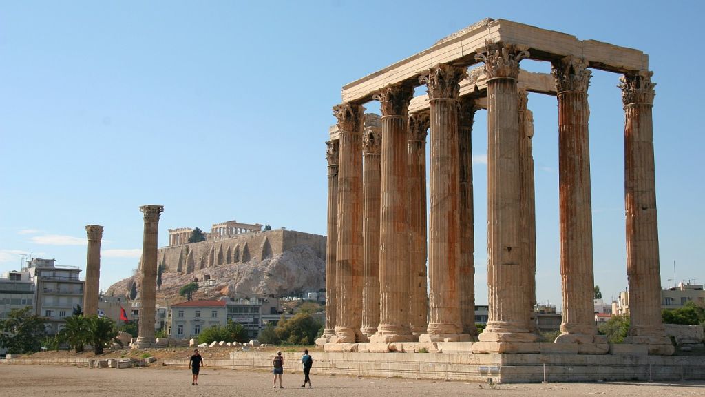 Temple of Olympian Zeus in Athens