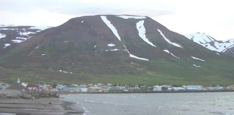 Dalvik in Eyjafjordur in Iceland