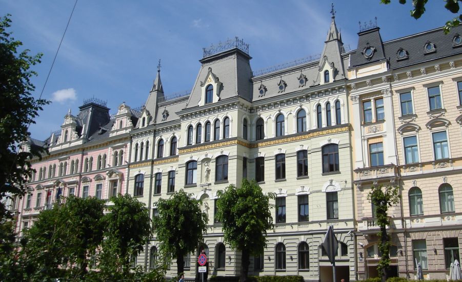 Art Nouveau Building in Riga