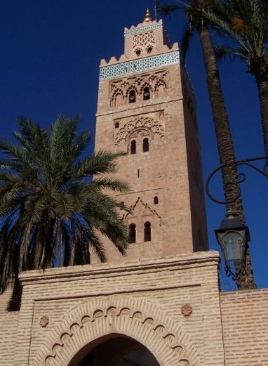 Koutoubia Mosque in Marrakesh in Morocco