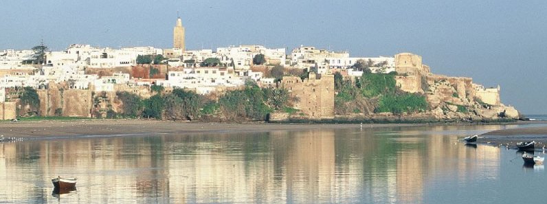 Seafront at Rabat - capital city of Morocco