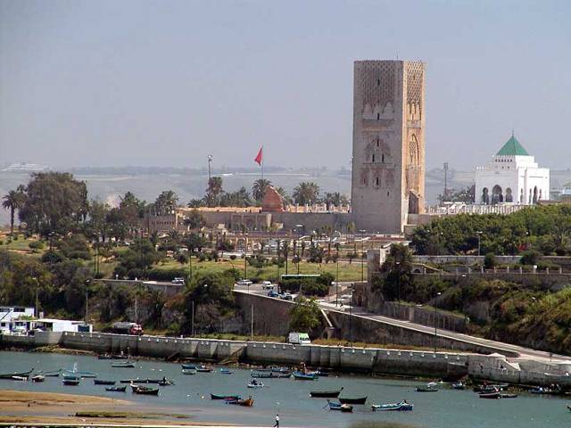 Seafront at Rabat in Morocco