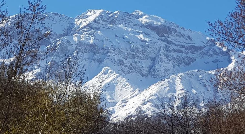 Djebel Toubkal in the High Atlas from Imlil