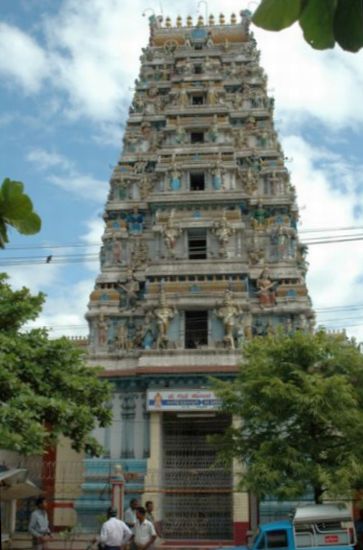 Stupa on Hindu Temple in Mandalay in northern Myanmar / Burma