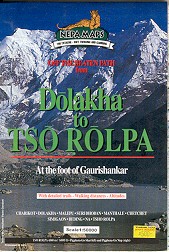 Tamba Kosi - Rolwaling Valley Map