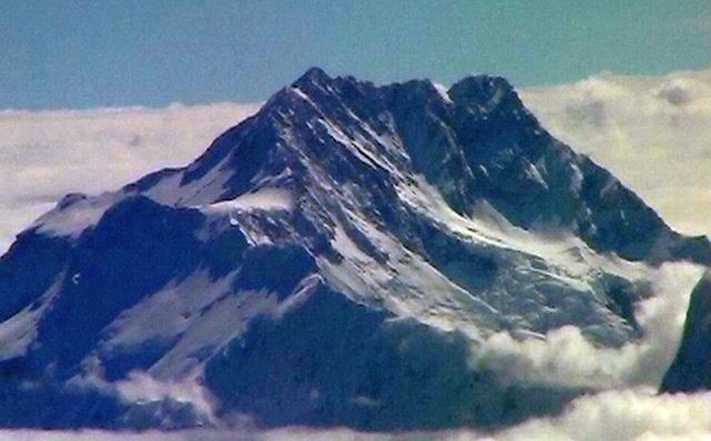 Aerial view of Kangchenjunga Himal