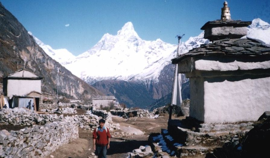 Ama Dablam from Khumjung