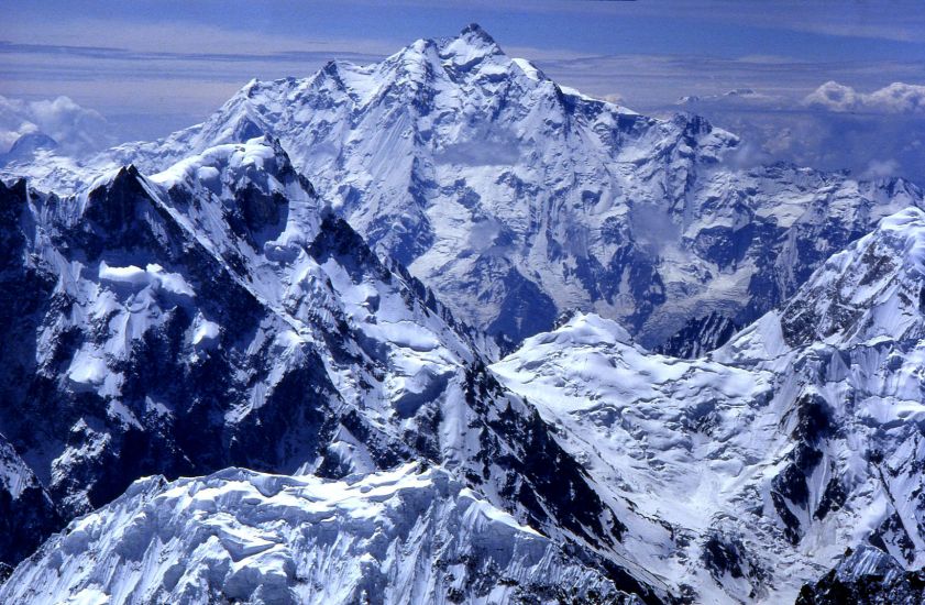 The Seven Thousanders - Rakaposhi ( 7788m ) in the Karakorum Mountains of Pakistan