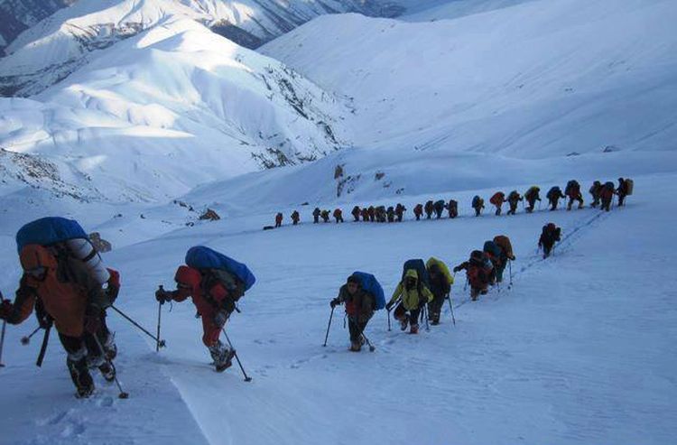 The Seven Thousanders - Passu Sar ( 7478m, 24,534ft ) in the Karakorum Mountains of Pakistan