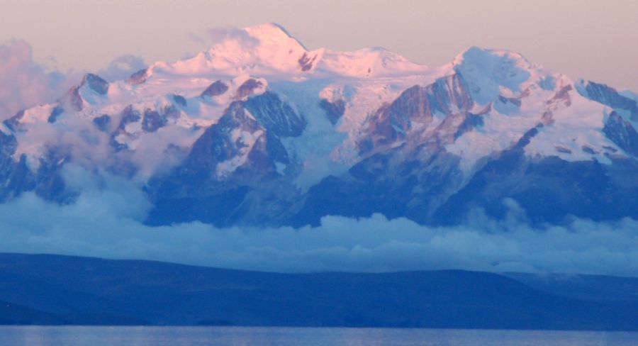 Ancohuma in the Cordillera Real of Bolivia