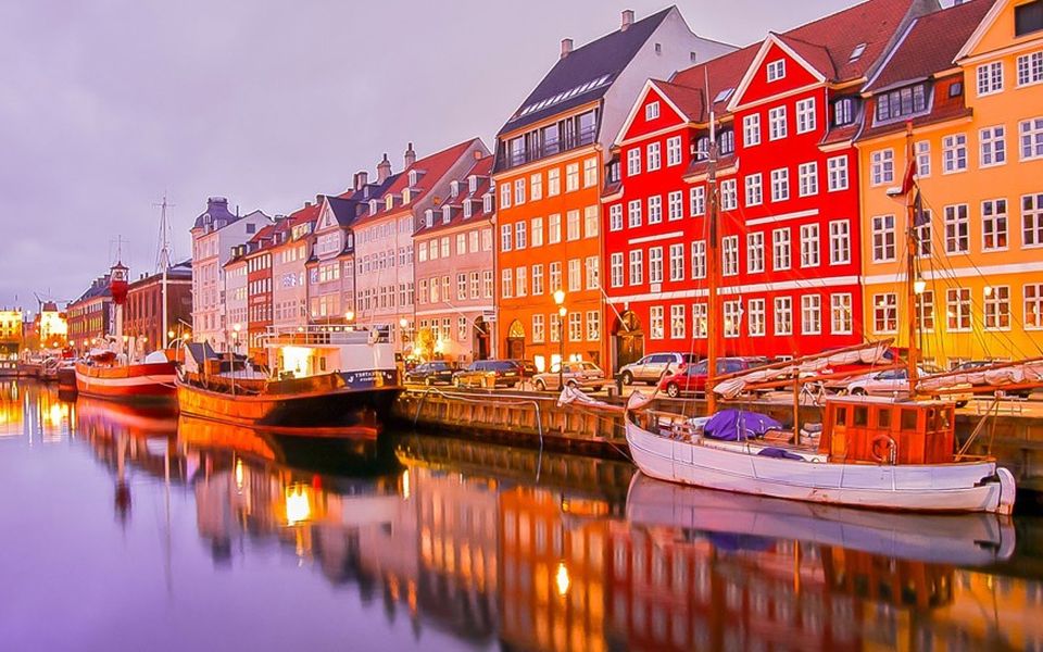 Nyhavn in Copenhagen, Capital City of Denmark