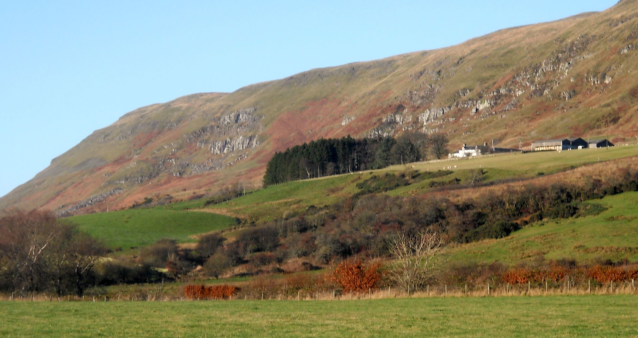 Campsie Fells on route to Allenshaw Dam