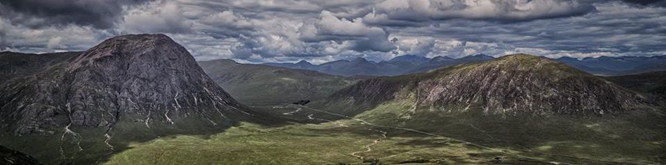 Buachaille Etive Mor and Beinn a Chrulaiste