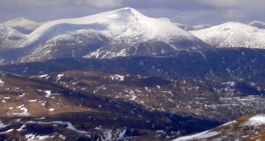 Beinn Dubhchraig from Beinn Chuirn