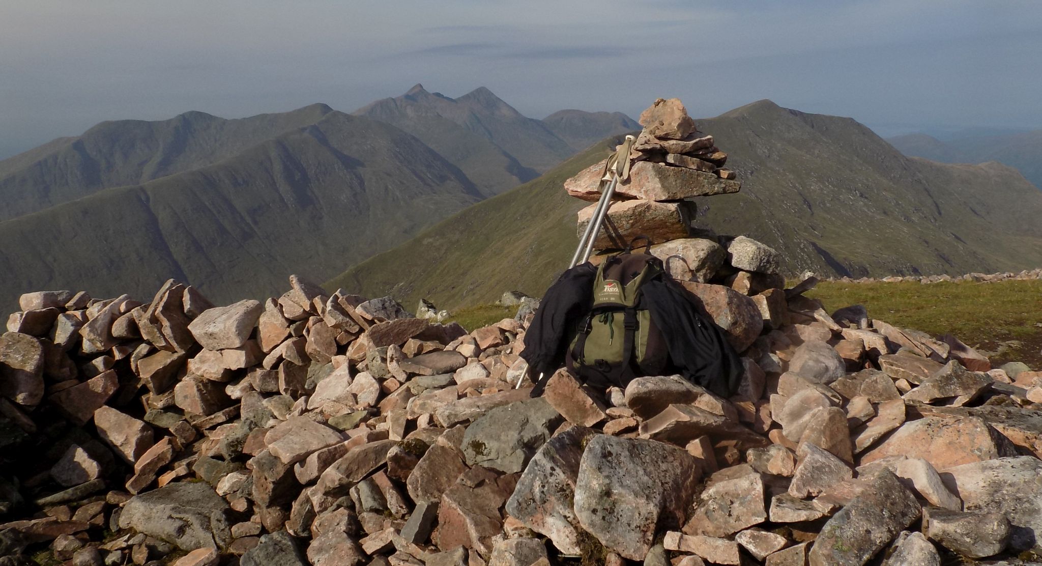 Cruachan Ridge and Beinn a'Chochuill from Beinn Eunaich