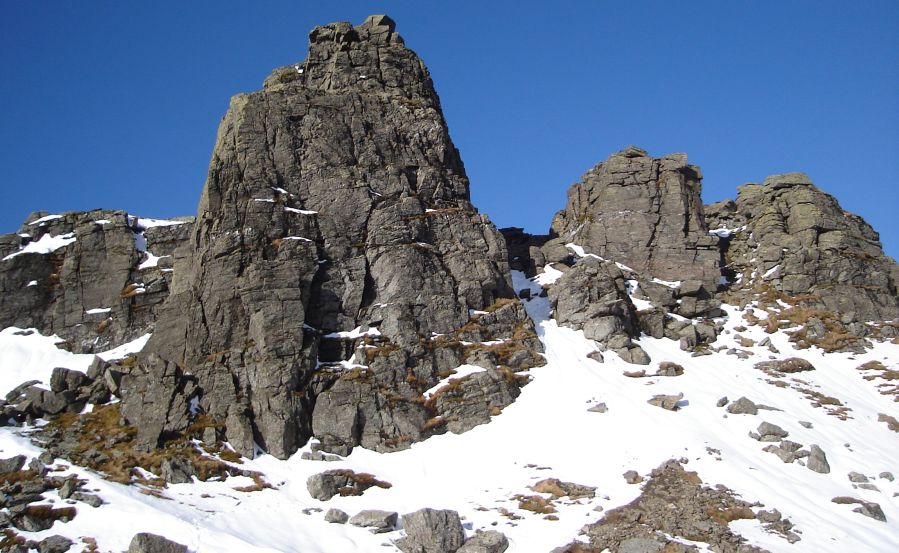 Spearhead Buttress on Beinn Narnain