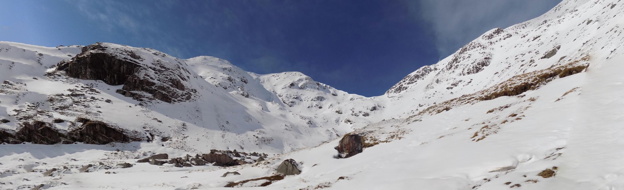 Stob Dearg and Ben Cruachan ridge above Coire Dearg