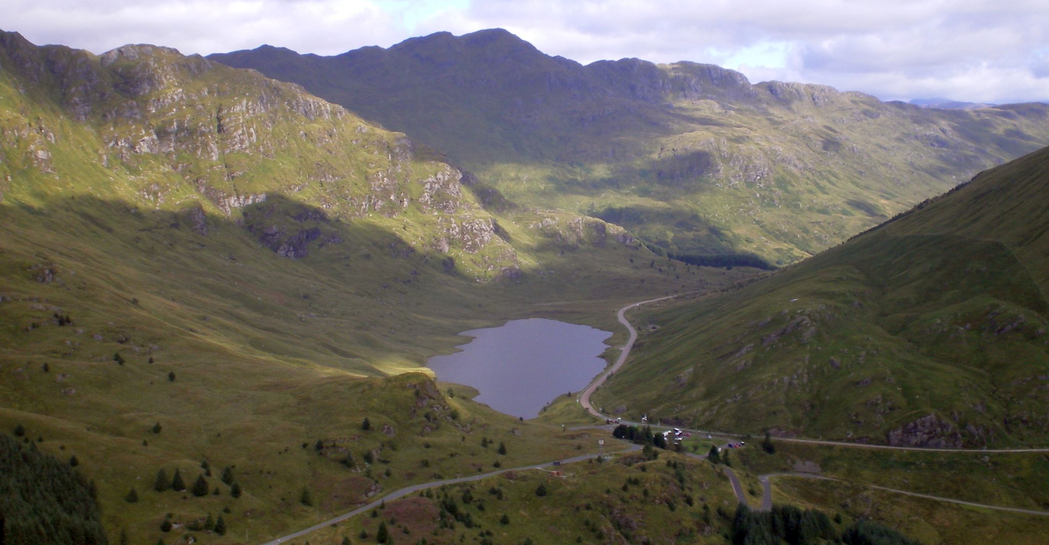 Binnein an Fhidhleir beyond Loch Restil