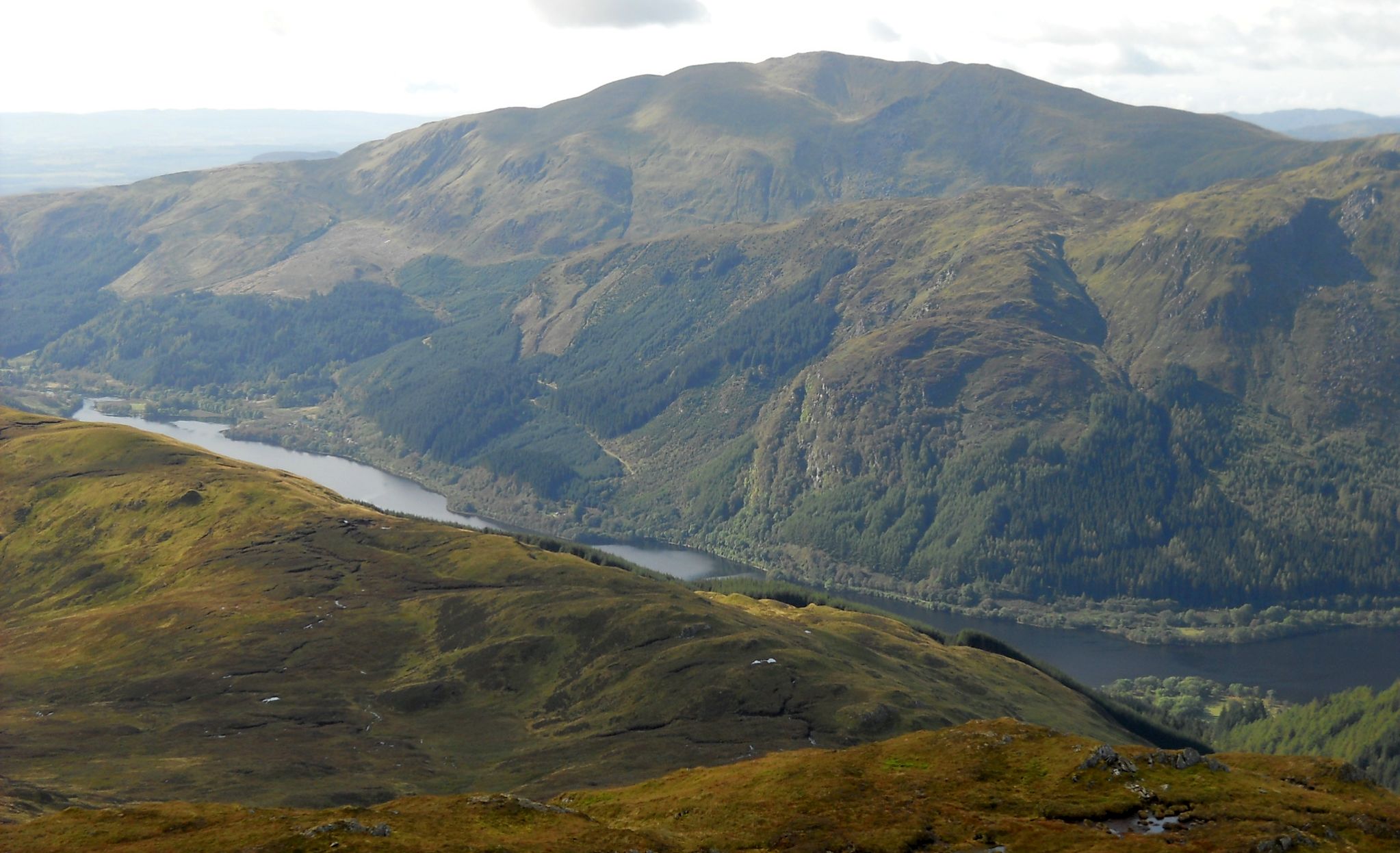 Ben Ledi above Loch Lubnaig from Beinn Each