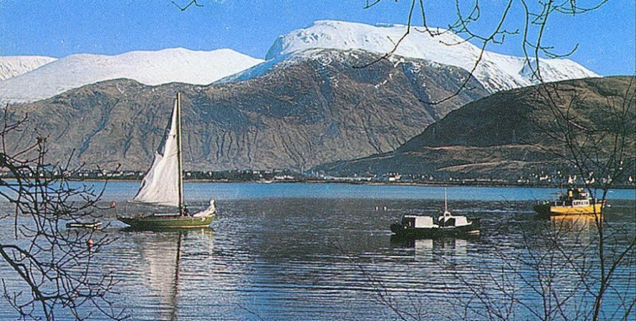 Ben Nevis above Fort William