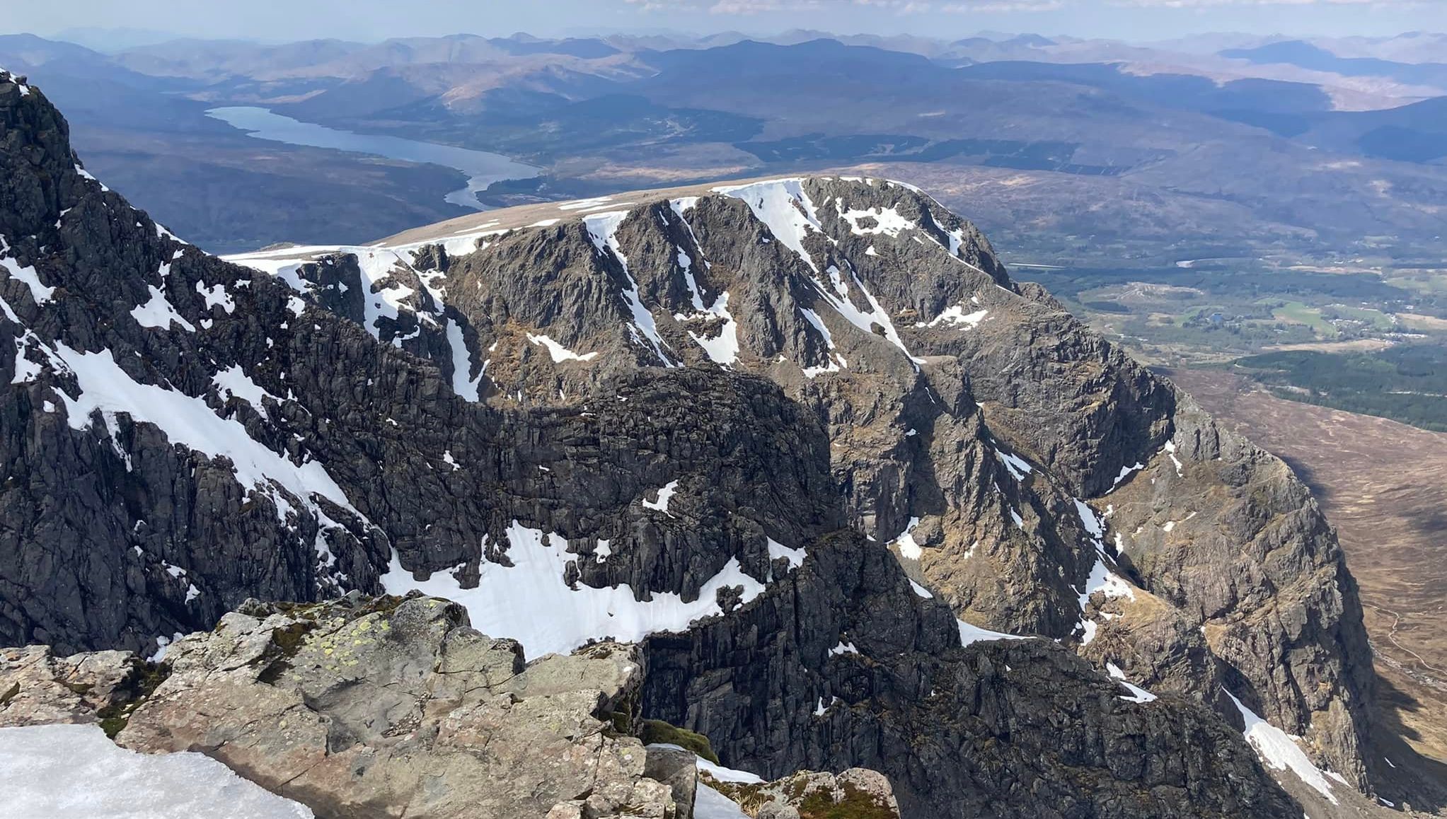 Castle Ridge and Tower Ridge on Ben Nevis