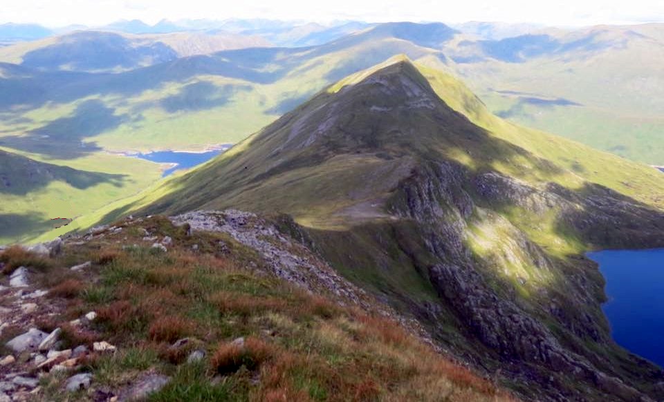 Beinn Fhionnlaidh above Loch Mullardoch