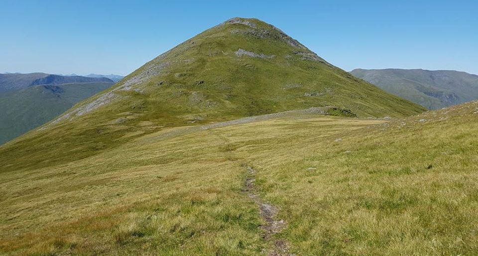 Beinn Fhionnlaidh above Loch Mullardoch