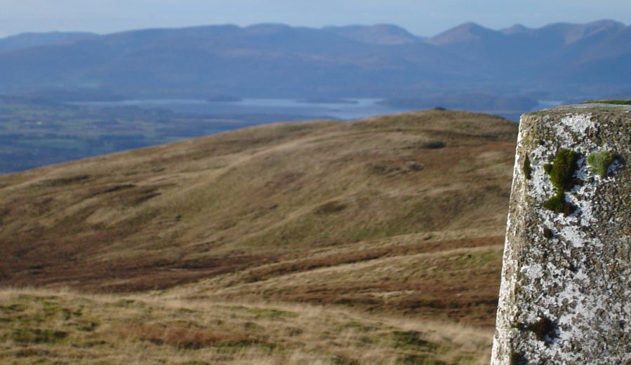 Loch Lomond from Earl's Seat in the Campsie Fells