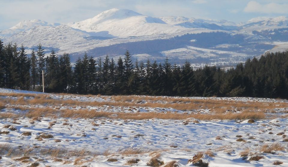 Peaks of the Scottish Highlands from the Campsie Fells