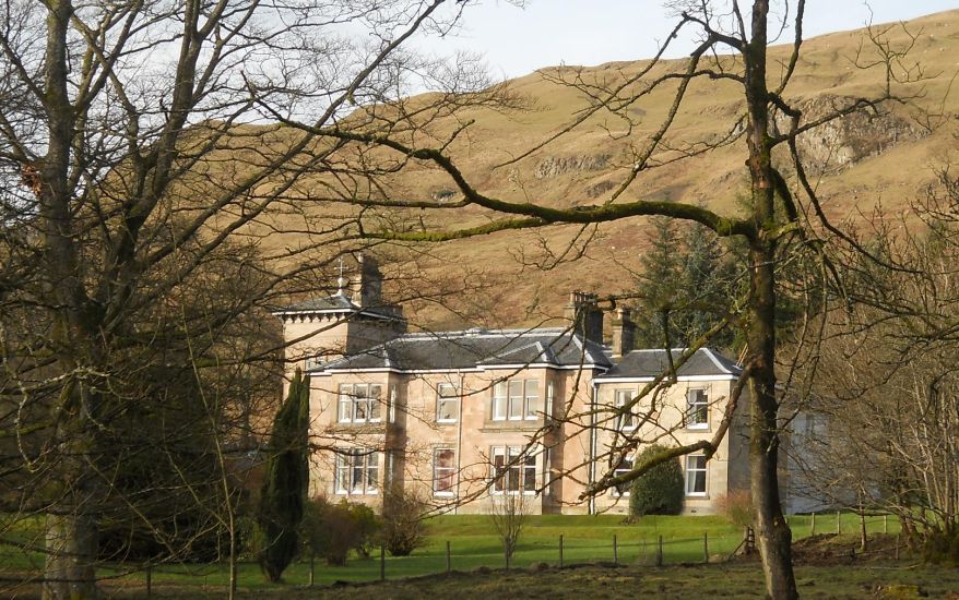 Ballagan House in Blane Valley beneath the Campsie Fells