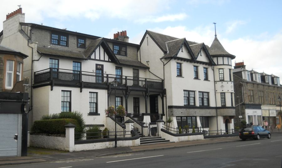 Houses on West Bay in Dunoon