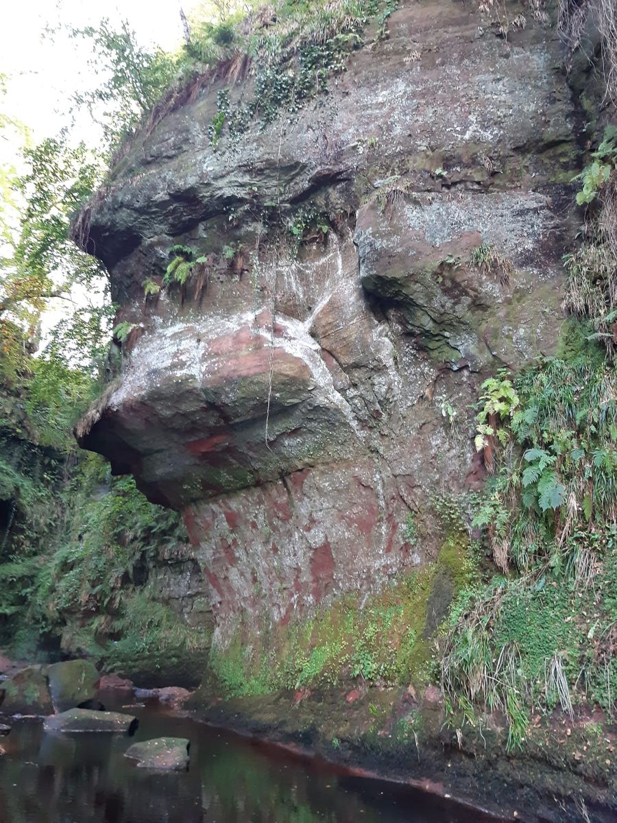 Gorge of Carnoch Burn in Finnich Glen