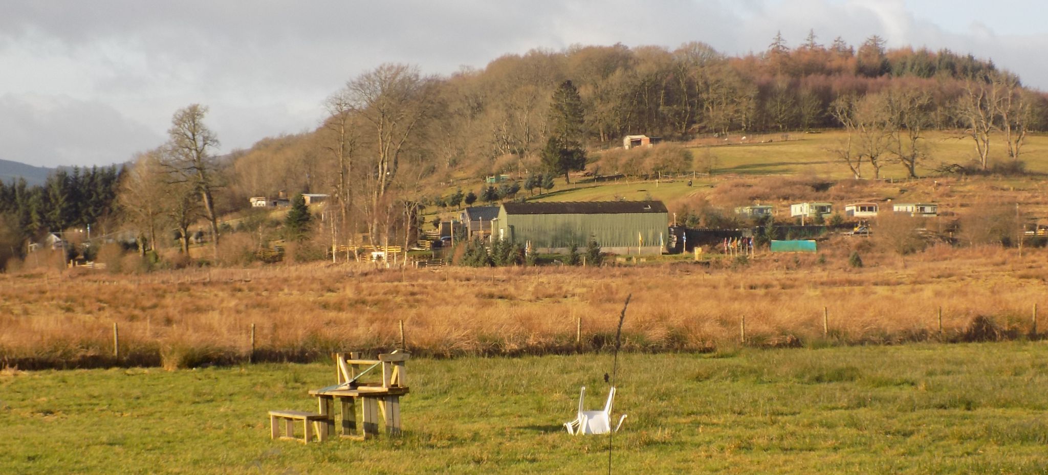 Farm from the track of the old railway line