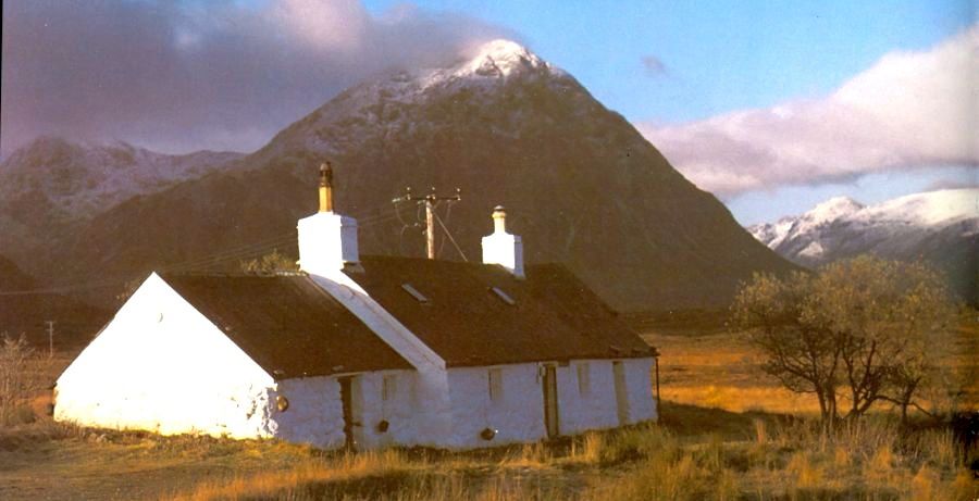 Black Rock Cottage and Buachaille Etive Mor in Glencoe