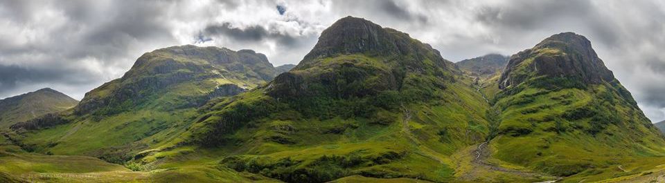 The West Highland Way - Three Sisters of Glencoe - Beinn Fhada, Gearr Aonach and Aonach Dubh