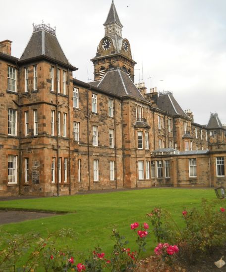 Main Medical Building at the Southern General Hospital in Govan District of Glasgow