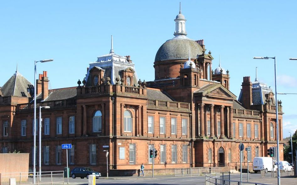 The Town Hall in Govan