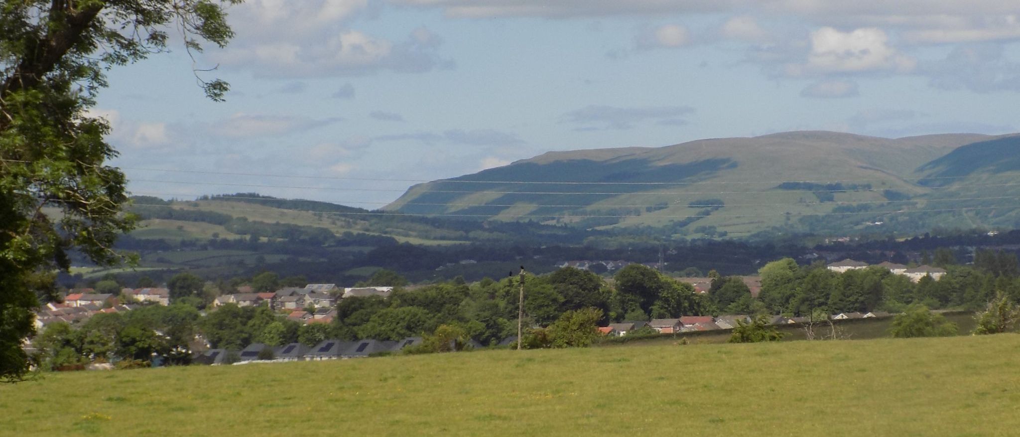 Campsie Hills from the Gartshore Estate at Kirkintilloch