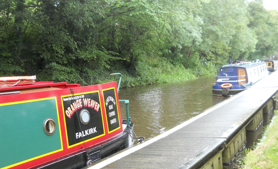 Boats on the Union Canal at Linlithgow