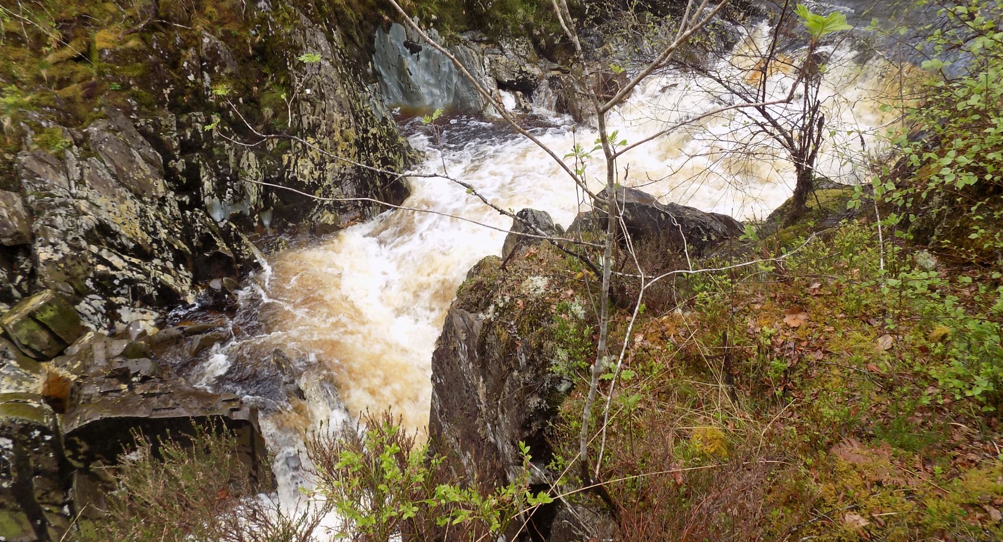 Black Linn of Blairvich Waterfall on the Duchray Water