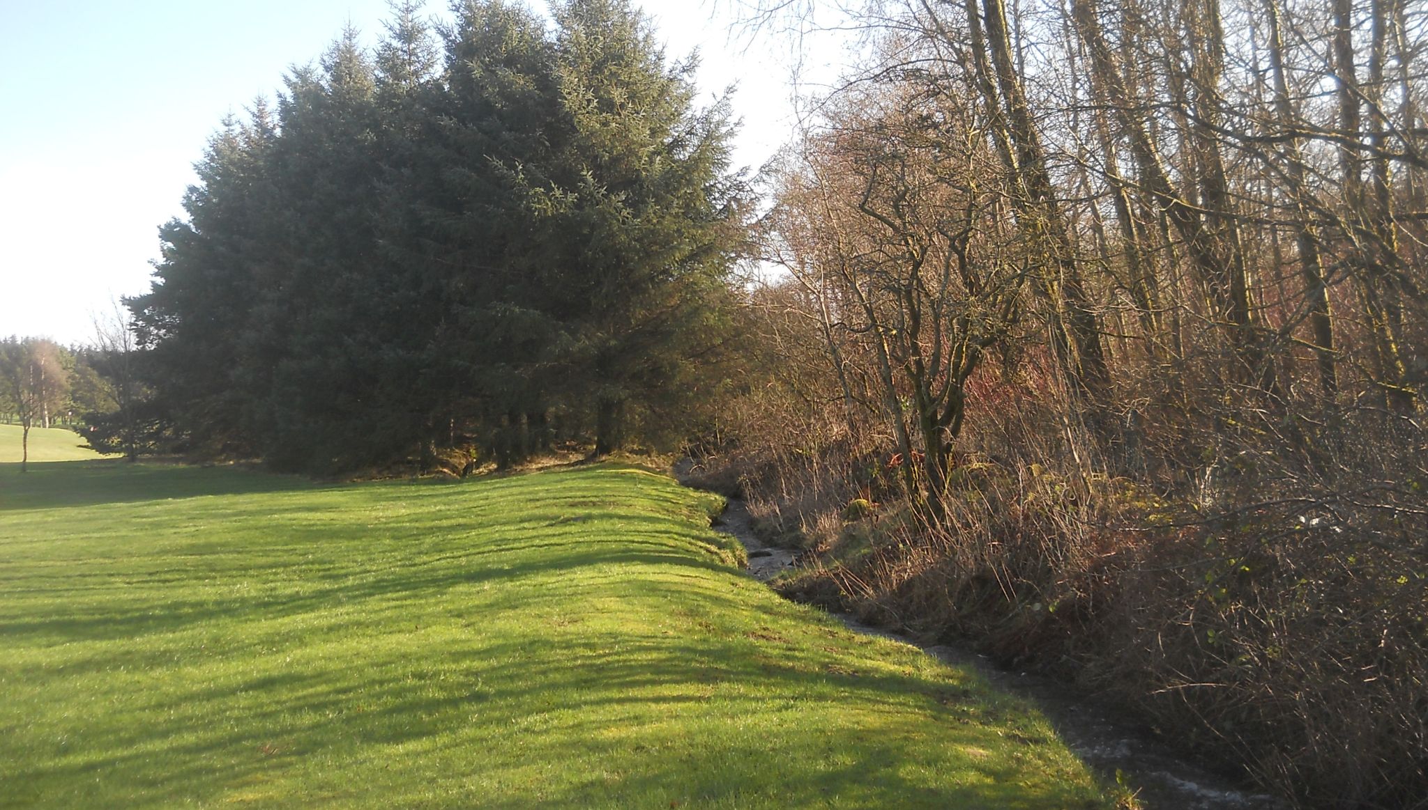 Manse Burn at Windyhill Golf Course in Bearsden