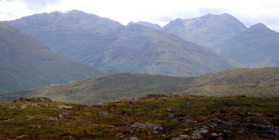 Arrochar Alps from Troisgeach ( 2407ft )